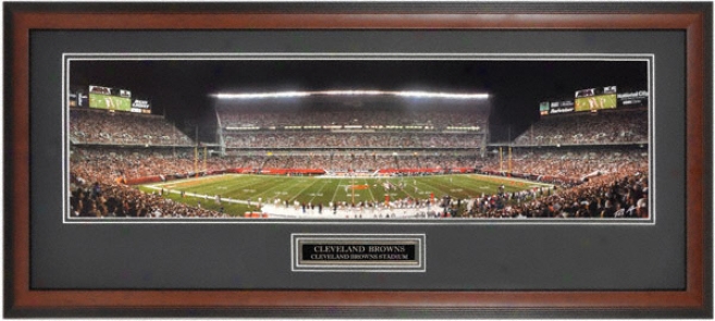 Cleveland Browns - Browns Are Back - Opening Game 1999 Framed Unsigned Panoraimc Photograph