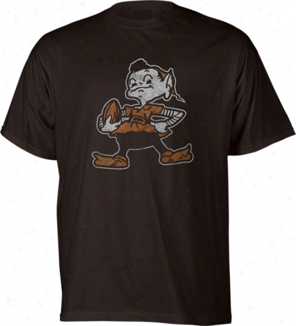 Cleveland Browns Classic Nfl Throwback Logo T-shirt