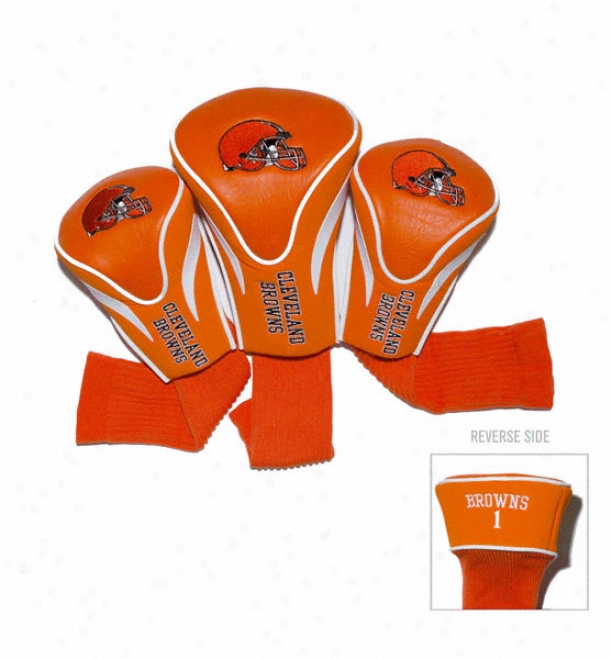 Cleveland Browns Contour Fit Headcover Set