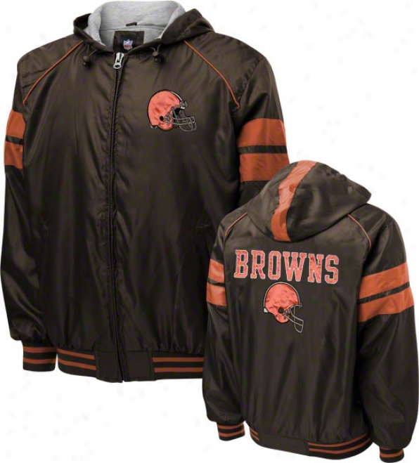 Cleveland Browns Address Full-zip Lightweight Jacekt