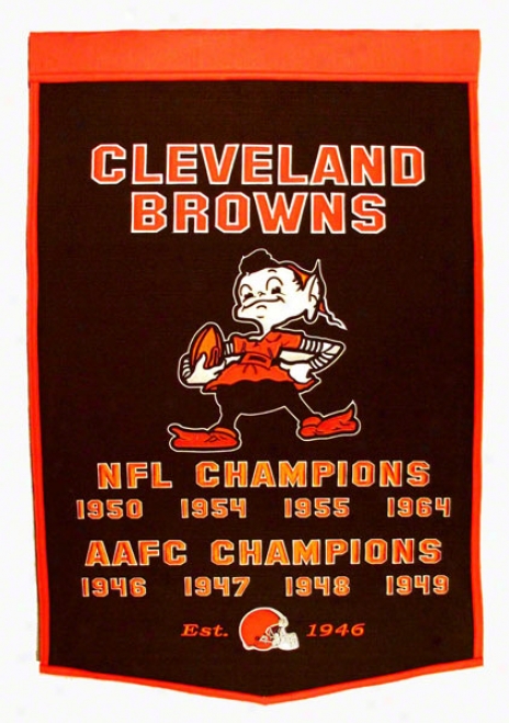 Cleveland Browns Dynasty Banner