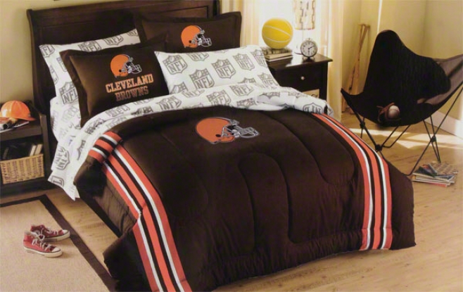 Cleveland Browns Full Comforter Decline