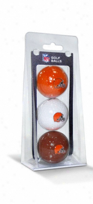 Cleveland Browns Golf Ball 3 Pack