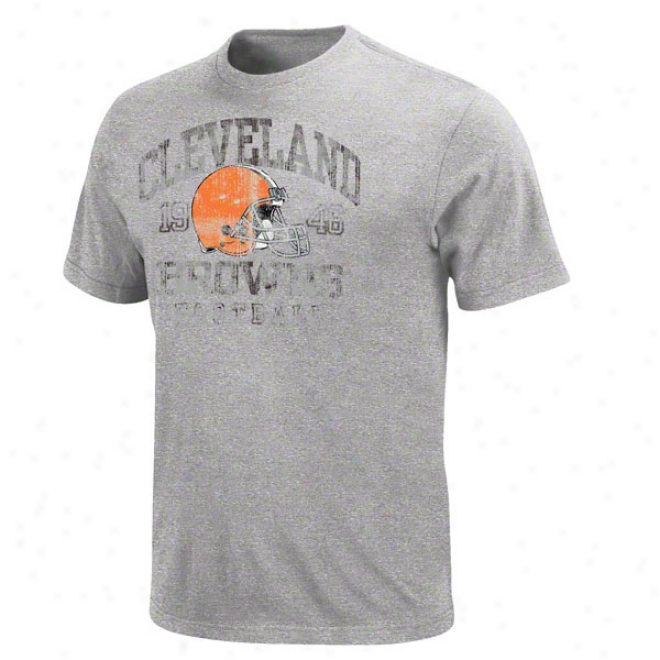 Cleveland Browns Gray Hall Of Famer Gamer Ii T-shirt