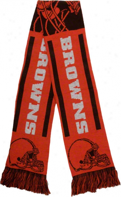 Cleveland Browns Holdiat Stripe Scarf