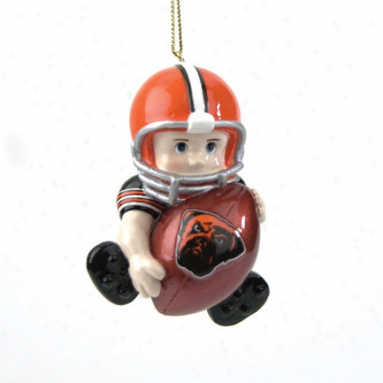 Cleveland Browns Lil Fan Team Playeer Ornament