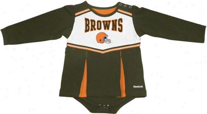 Cleveland Browns Newborn Cheerleader Creeper Dress