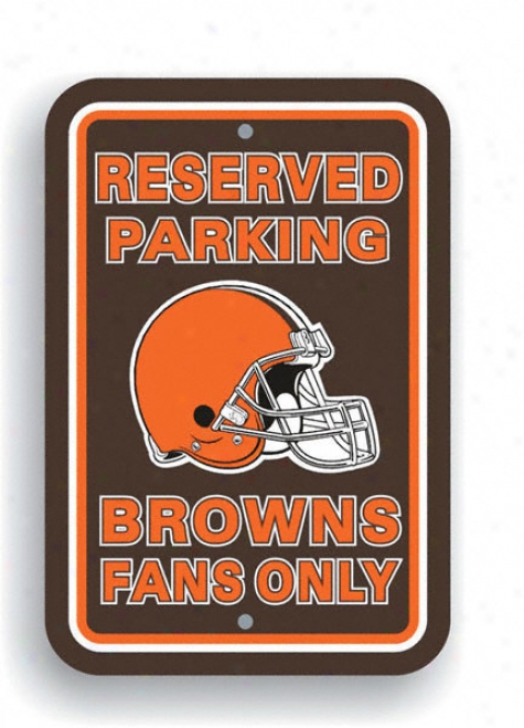 Cleveland Browns Parking Sign - Set Of 2