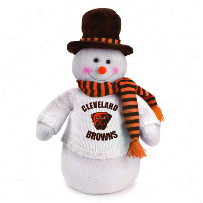 Cleveland Browns Plush Snowman