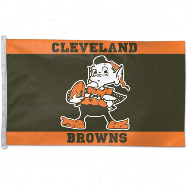 Cleveland Browns &quotbrownie&quot 3x5 Flag