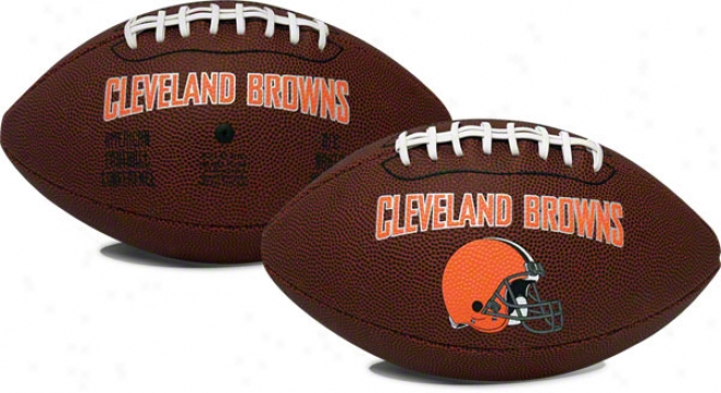 Cleveland Browns &quotgame Time&quot Full Size Football
