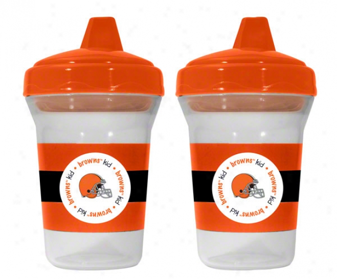 Clevleand Browns Sippy Cup 2-pack