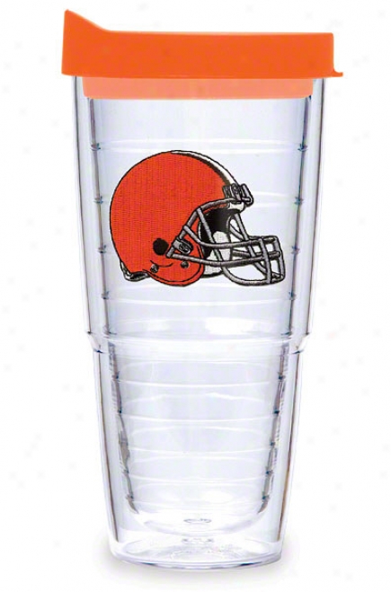Cleveland Browns Tervis Tumbler 24 Oz Cup W/ Lid
