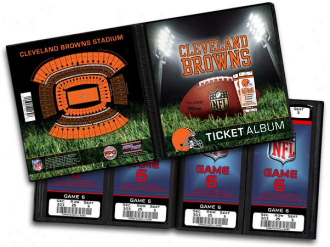 Cleveland Browns Ticket Album