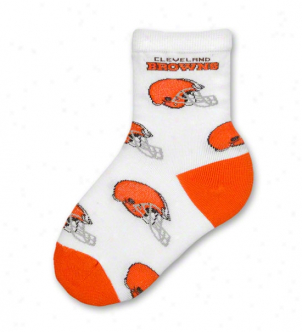 Cleveland Browns Toddler Brown Nfl Socks