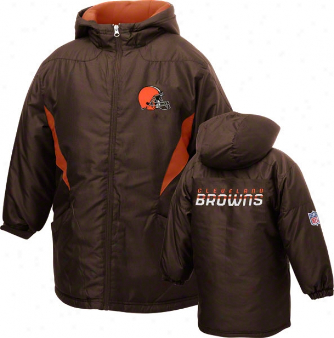 Cleveland Browns Youth Sdeline Momentum Mid-weight Jacket