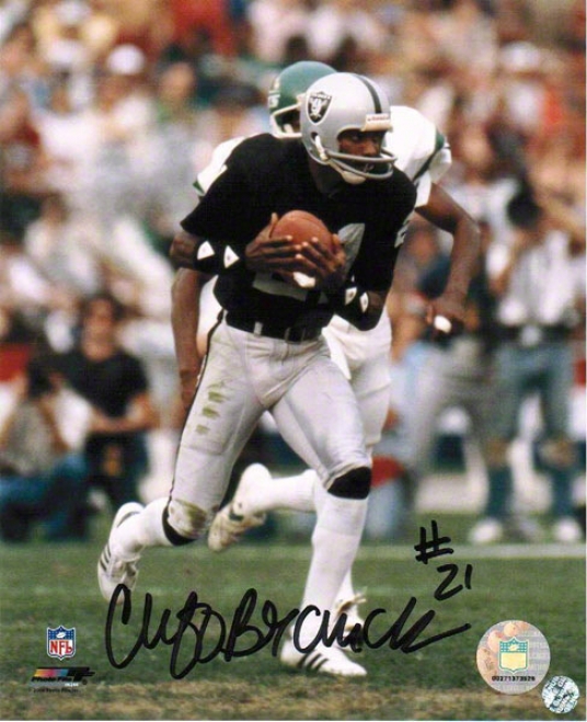 Cliff Branch Oakland Raiders Autographed 8x10 Photograph