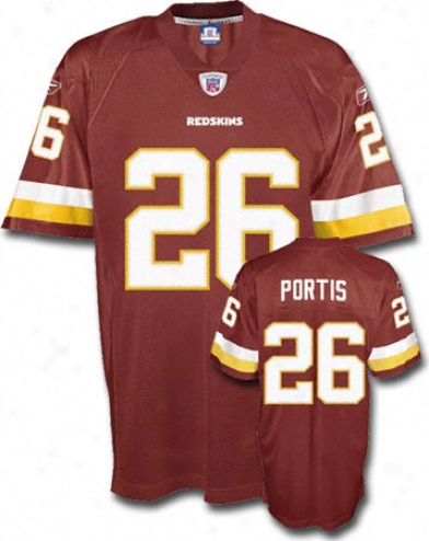 Clinton Portis Reebok Nfl Home Premier Washington Redskins Youth Jersey