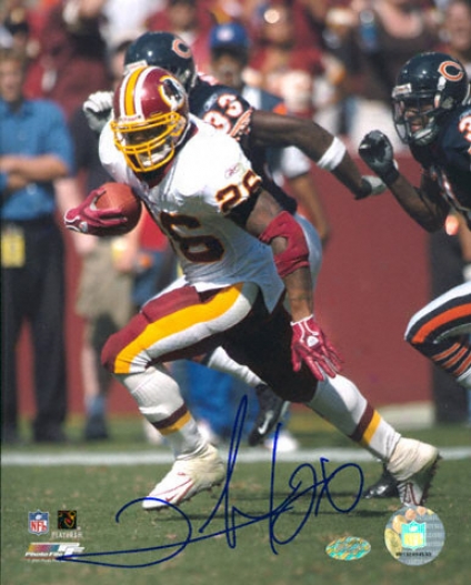 Clinton Portis Washington Redskins - Running - Autographed 8x10 Photograph