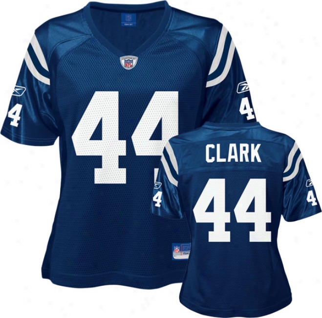 Dallas Clark Azure Reebok Replica Indianapolis Colts Women's Jersey