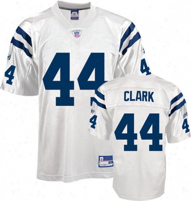 Dallas Clark Youth Jersey: Reebok White Replica #44 Indianapolis Colts Jersey