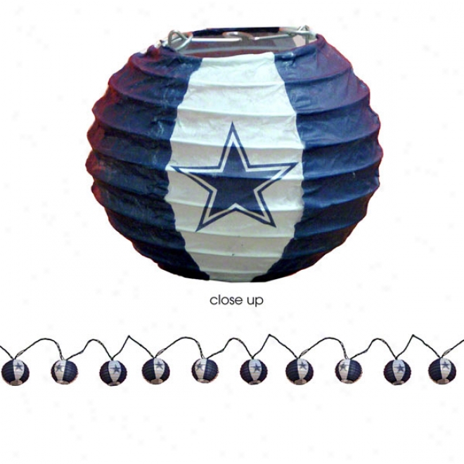 Dallas Cowboys 10 Lantern Light String