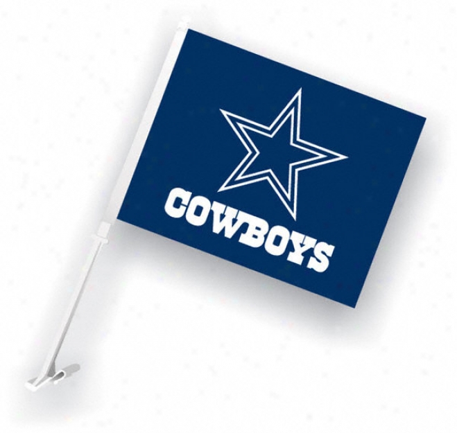 Dallas Cowboys 11x18 Double Sided Car Flag - Decline Of 2