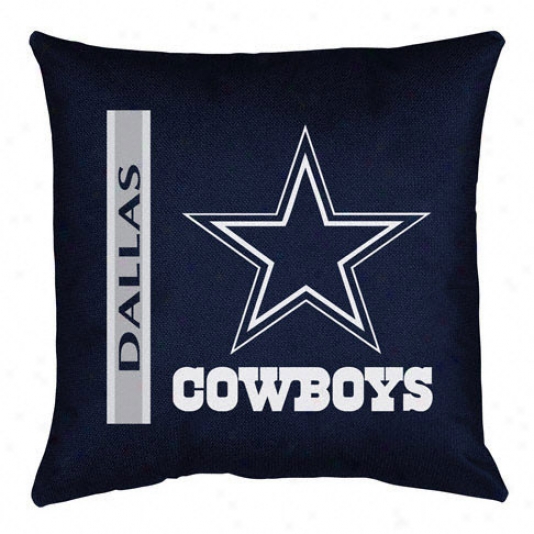 Dallas Cowboys 17&quotx17&quot Locker Room Decorative Pillow