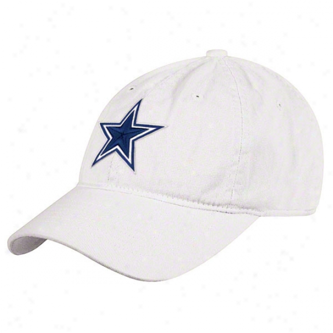 Dallas Cowboys 2011 Sideline Flex Slouch White Flex Hat