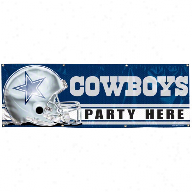 Dallas Cowboys 2x6 Vinnyl Banner
