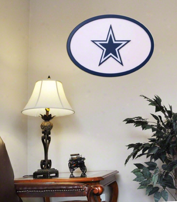 Dallas Cowboys 31 Inch Logo Wall Art