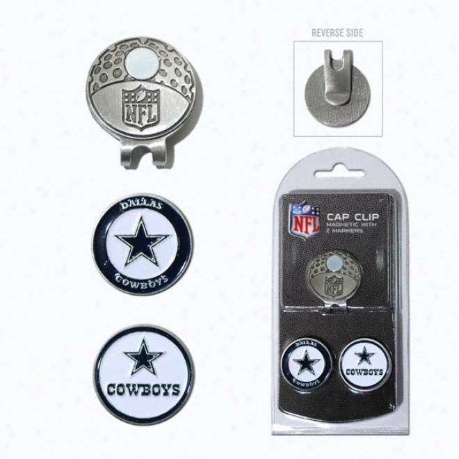 Dallas Cowboys Ball Marker Cap Clip