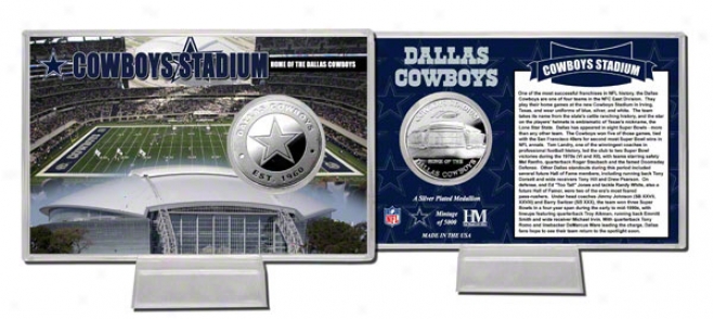 Dallas Cowboys Cowboys Stadium Silver Prop Card