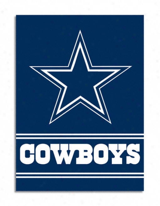 Dallas Cowboys Double Sided 28x40 Banner