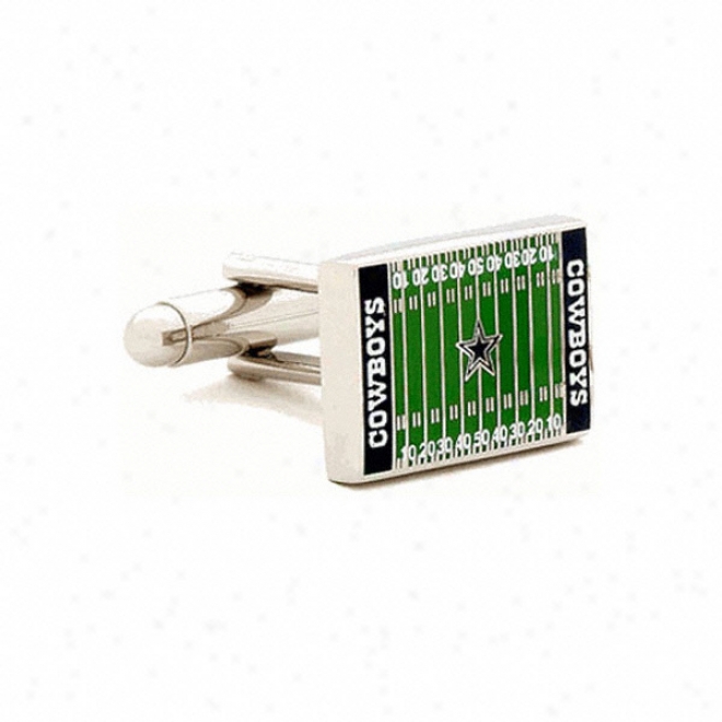 Dallas Cowboys Field Cufflinks