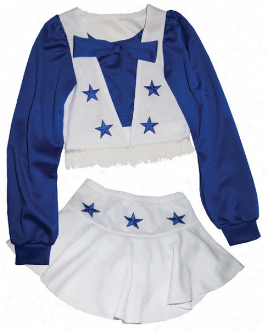 Dallas Cowboys Girls Official Cheerleader Uniform Set