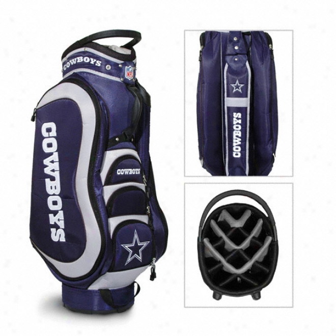 Dallas Cowboys Golf Bag: 14 Way Medalist Cart Bag