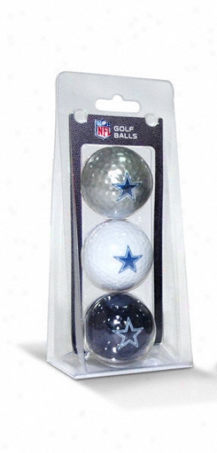 Dallas Cowboys Golf Ball 3 Pack