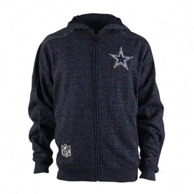 Dallas Cowboys Gray 2011 2nd Season Siideline Static Storm Hooded Sweatshirt