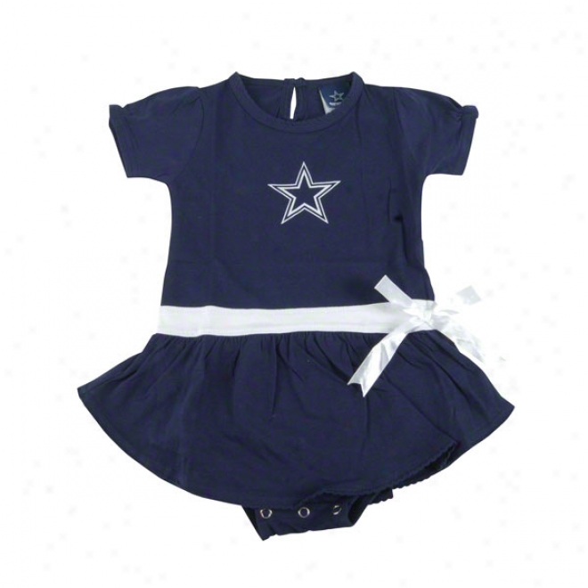 Dallas Cowboys Infant Navy Merry Go Round Dress
