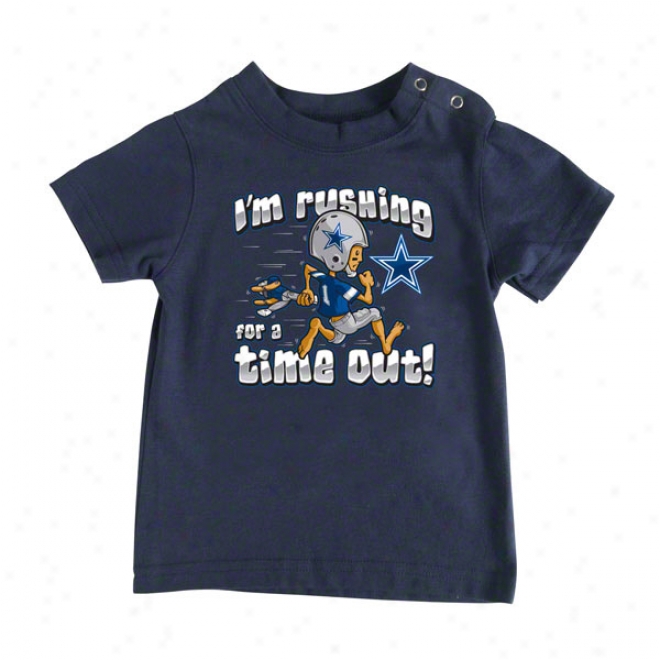 Dallas Cowboys Infant Time Out Navy Tee