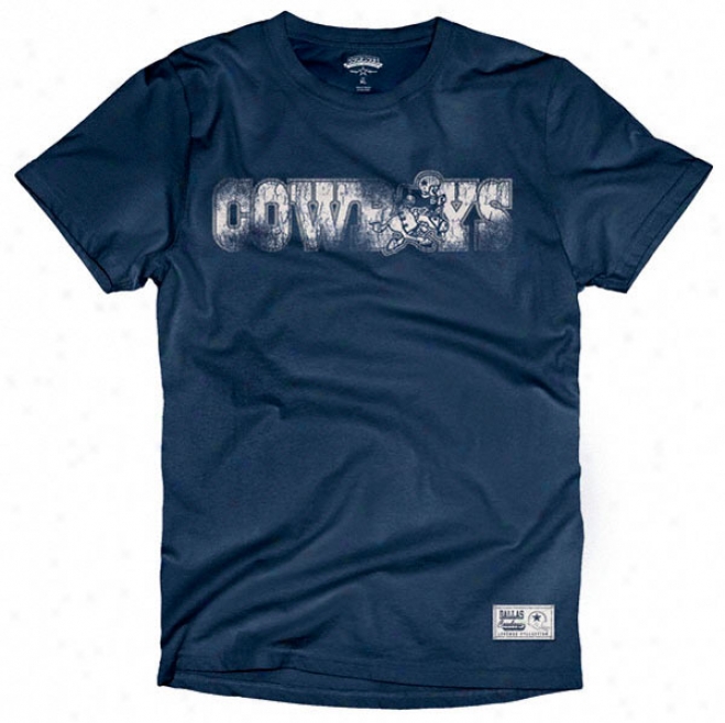 Dallas Cowboys Legenxs Navy Joe's Wordmark T-shirt