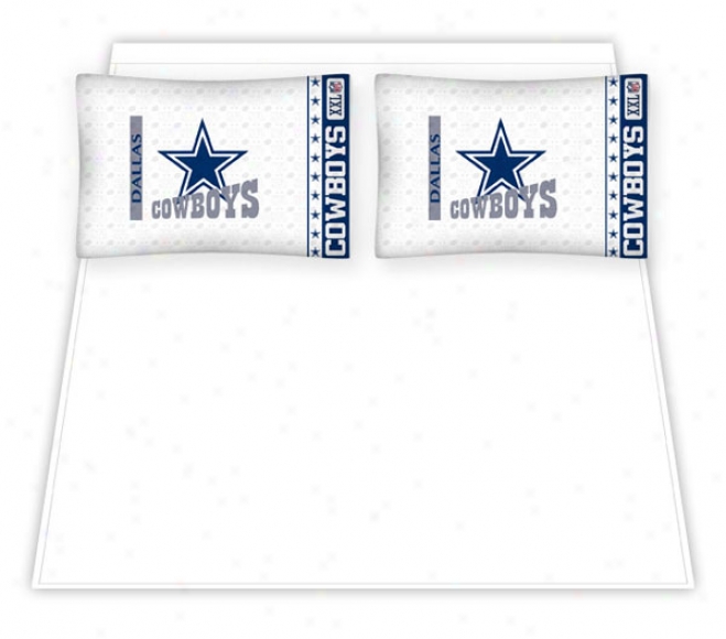 Dallas Cowboys Micro Fiber Full Sheet Set