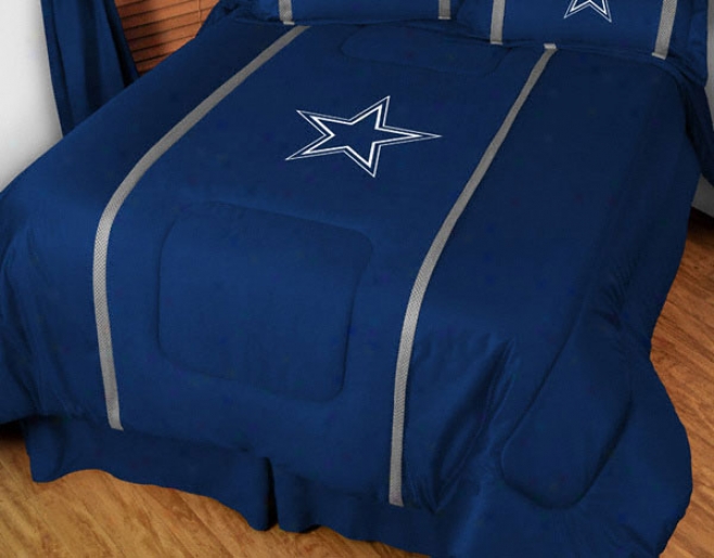 Dallas Cowboys Mvp Team Color Comforter - Twin Bed