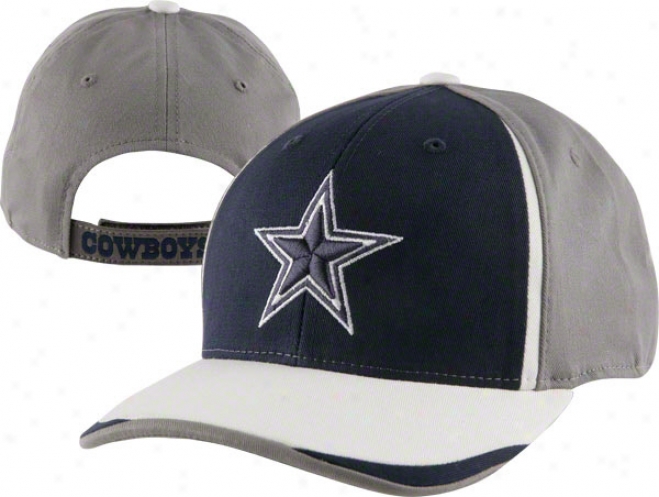 Dallas Cowboys Navy Apollo Youth Adjustable Hat