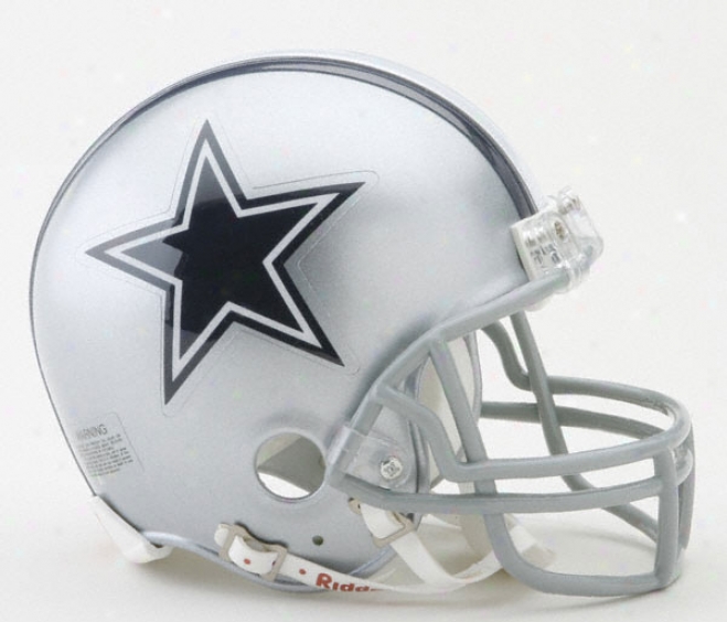 Dallas Cowboys Nfl Riddell Mini Helmet