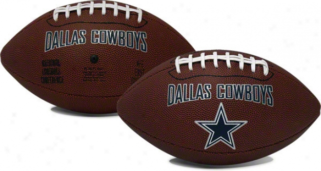 Dallas Cowboys &quotgame Time&quot Full Size Football