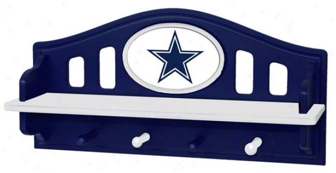 Dallas Cowboys Shelf With Pegs