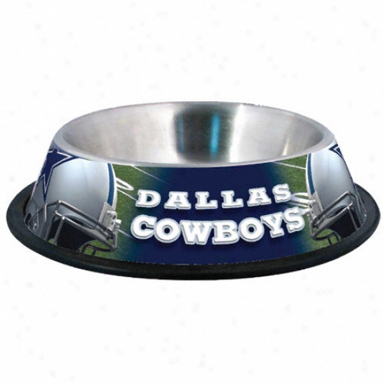 Dallas Cowboys Stainless Steeel Dog Bowl