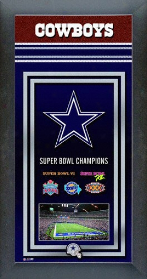 Dallas Cowboys Super Bowl Framed Team Championship Series